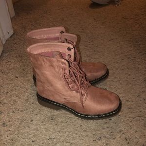 Pink boots